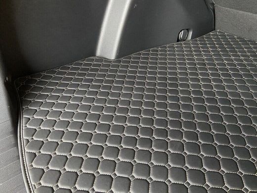 Килим в багажник з екошкіри BMW X7 (G07) з 2019р., 7 місць короткий