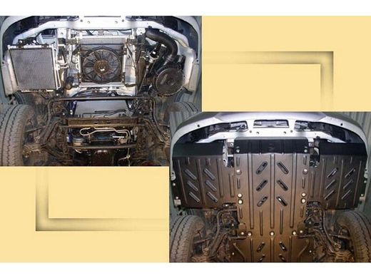 Защита картера двигателя Полигон-Авто KIA Rio 1,2-1,6л АКПП-МКПП c 2015г. (кат. A)