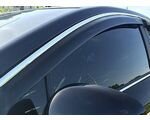 Дефлектори вікон HIC BMW 5 Series Е60 2004-2010 Sedan с хром молдингом