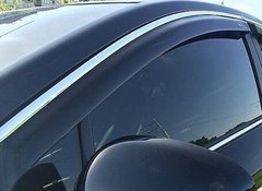Дефлектори вікон HIC Lexus RX 300/350/400 с 2009г. с хром молдингом