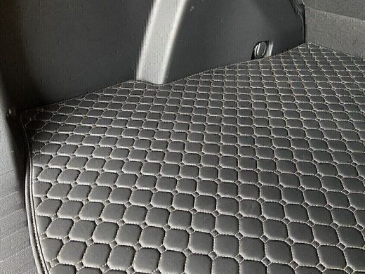 Килим в багажник з екошкіри Volkswagen Tiguan з 2016р., Черный