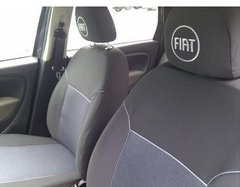 Авточехлы Fiat Linea с 2013г., цельная задн. спинка (Автоткань, ТМ Elegant)