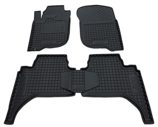 Коврики в салон Mitsubishi L200 2006-2015г., короткая база (Avto-Gumm, полиуретан)