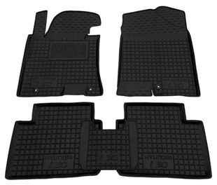 Коврики в салон Hyundai i-30 '2012-17г. (Avto-Gumm, полиуретан)