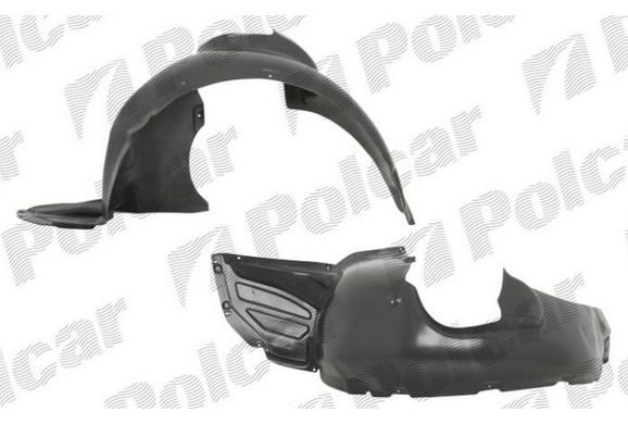 Підкрилки Polcar Skoda Roomster 2006-2010г., 2шт. передні