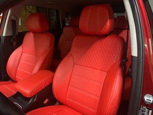 Авточехлы из экокожи Kia Sorento (UM) '2014-20г., "Tuning Cobra"