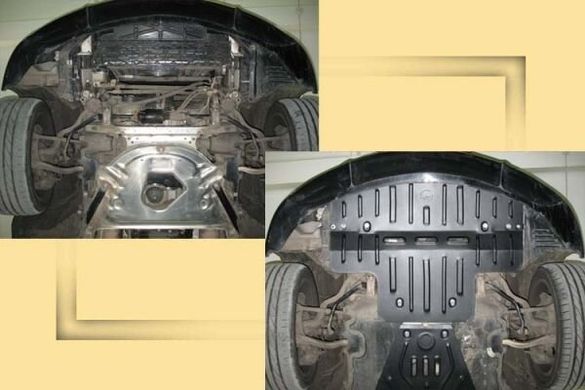 Защита картера двигателя Полигон-Авто BMW 645 (E63) с 2004г. (кат. A)