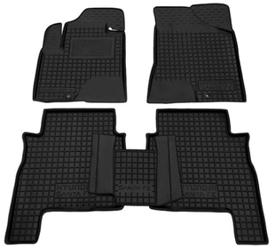 Коврики в салон Hyundai Santa Fe 5 мест 2006-2012г. (Avto-Gumm, полиуретан)