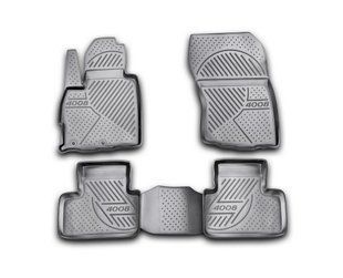 Коврики в салон Peugeot 4008 с 2012г. (Element, полиуретан)
