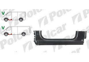 Порог левый Mercedes Vito/Viano (W639) с 2003гг. под перед. двери, высокий