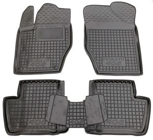 Коврики в салон Peugeot 408 с 2010г. (Avto-Gumm, полиуретан)