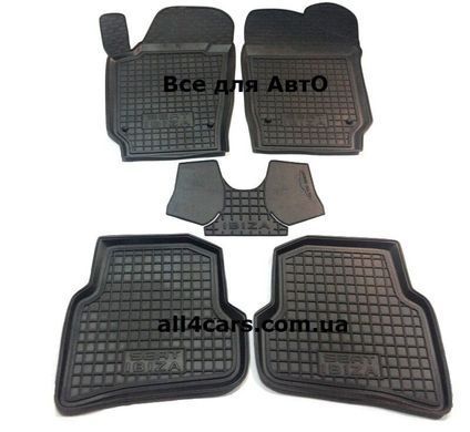 Килимки в салон Seat Ibiza '2008-17р. (Avto-Gumm, поліуретан)