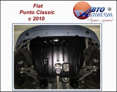 Защита картера двигателя Полигон-Авто FIAT Punto Classic 1,2л. МКПП с 2010г. (кат. St)