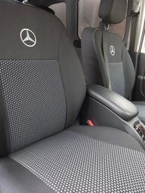 Авточехлы Mercedes E-класс (W 210) (Автоткань, EMC-Elegant Classic)