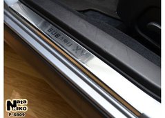 Накладки на пороги Subaru XV c 2012гг, 4 шт.