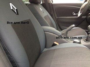 Авточехлы Renault Laguna 3 универсал с 2007г. (Автоткань, EMC-Elegant Classic)