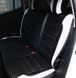 Авточохли з екошкіри Nissan Leaf '2010&ndash;17р., "Tuning Cobra", кольорові вставки