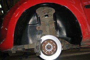 Підкрилки TOTEM (Novline) Peugeot 107 з 2005р., 4 шт.