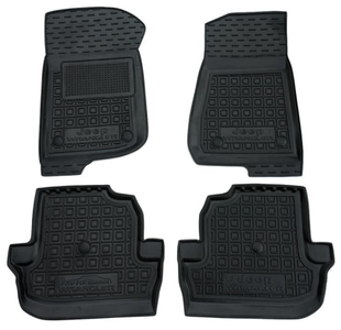 Коврики в салон Jeep Wrangler с 2018г., 2 двери (Avto-Gumm, полиуретан)