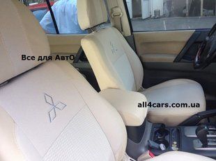 Авточохли EMC-Elegant Classic для Mitsubishi Pajero Wagon 4 з 2006р. (5 місць)