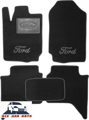 Ворсовые коврики Ford Ranger с 2011г. (STANDART)