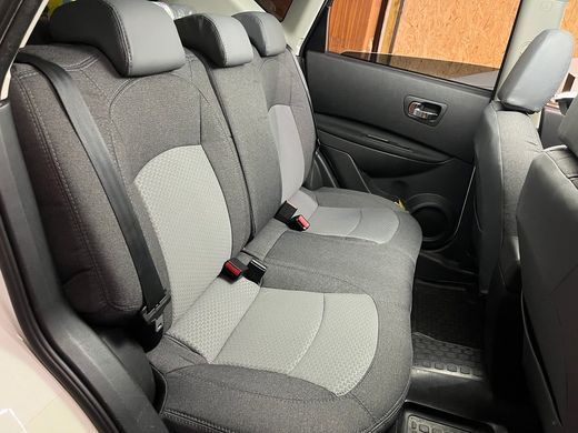 Авточохли Nissan Qashqai '2007-14р. (Автотканина, Tuning Cobra)
