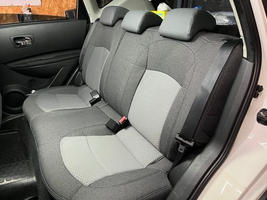 Авточохли Nissan Qashqai '2007-14р. (Автотканина, Tuning Cobra)