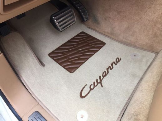 Ворсові килимки Porsche Cayenne с 2010г. (STANDART)