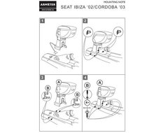 Подлокотник Armster S Seat Ibiza с 2002г. / Cordoba с 2003г.