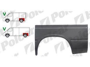 Крыло заднее левое (1/3) Ford Transit 1985-1992гг.