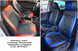 Авточохли з екошкіри Suzuki Vitara з 2014р., "Tuning Cobra" (кольорові вставки)
