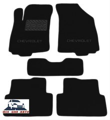 Ворсовые коврики Chevrolet Aveo (T300) с 2011г. (STANDART)