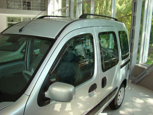 Дефлекторы окон HIC Renault Kangoo 1997-2008гг., 2шт. передние