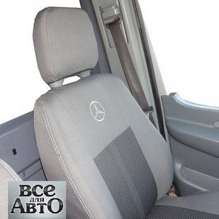 Авточехлы Mercedes Sprinter с 2006г. (Автоткань, EMC-Elegant Classic) (1+1)