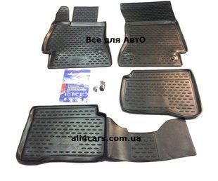 Коврики в салон Mercedes S-Class W221 2005-2013г. короткая база, (Element, полиуретан)