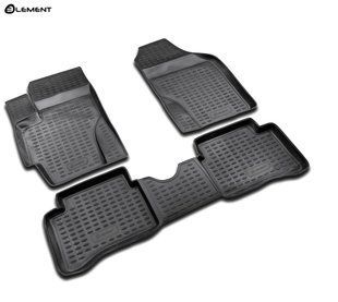 Килимки в салон Hyundai Accent (Verna) 2006-2010р. (Element, поліуретан)
