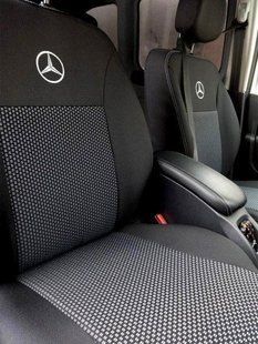 Авточехлы Mercedes-Benz Vito (1+1) 1996-2003 (Автоткань, EMC-Elegant Classic)