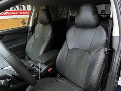 Авточехлы из экокожи Subaru XV с 2017г. с алькантарой, "Tuning Cobra"
