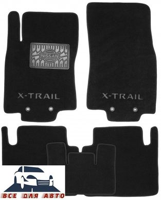 Ворсові килимки Nissan X-trail (T32) з 2013р. (STANDART)