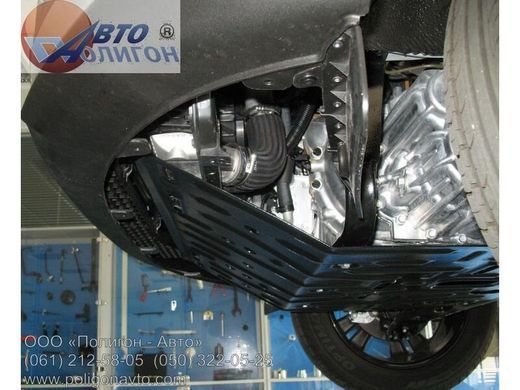 Защита картера двигателя Полигон-Авто KIA Sportage New 1,7CRDi;2.0CRDI 2010г. (кат. E)