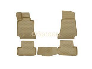 Коврики в салон Nissan X-Trail (T31) 2007-2014г. бежевые (Element, полиуретан)