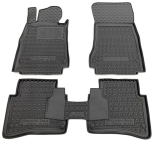 Коврики в салон Mercedes S-Class (W222) '2013-20г., Short (Avto-Gumm, полиуретан)