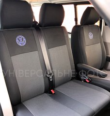 Авточехлы VW T5 (1+2)-(2+1)-(2)-(3), 11 мест (Автоткань, EMC-Elegant Classic)
