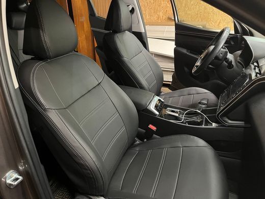 Авточехлы из экокожи Hyundai Tucson (NX4) с 2020г., "Tuning Cobra"