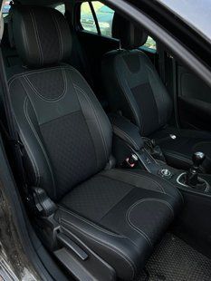 Авточехлы из экокожи Renault Megane 3 '2008&ndash;16г., "Tuning Cobra"