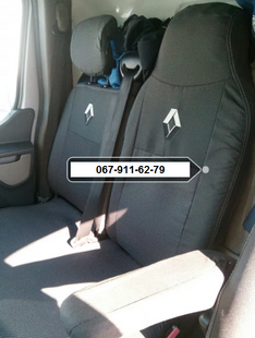 Авточехлы Renault Master (1+2) c 2010г. (Автоткань, EMC-Elegant Classic)