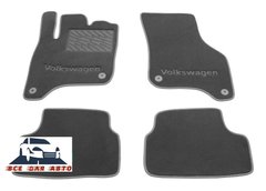 Ворсовые коврики Volkswagen e-Golf с 2014г. (STANDART)