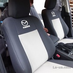 Авточехлы Mazda 3 '2003-2012г. (Автоткань, ТМ Elegant)