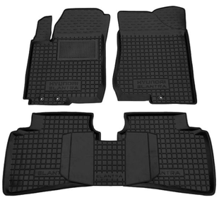 Килимки в салон Hyundai Elantra 2006-2010р. (Avto-Gumm, поліуретан)