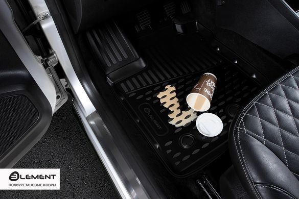 Килимки в салон 3D KIA Sportage 2016-2021р. (Element, поліуретан)